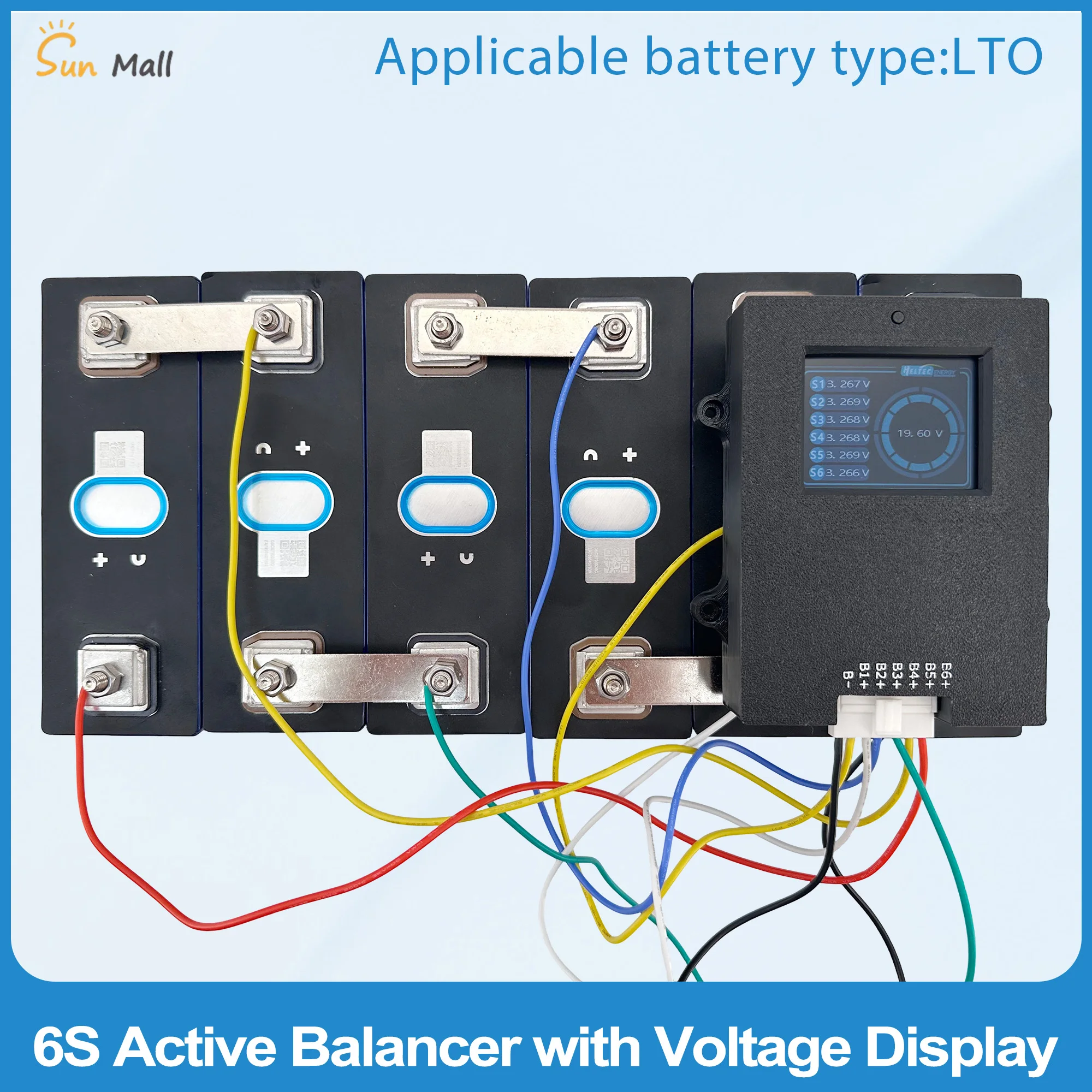6s-active-balancer-with-voltage-display-for-lto-18v‑27v-lithium‑titanate-battery