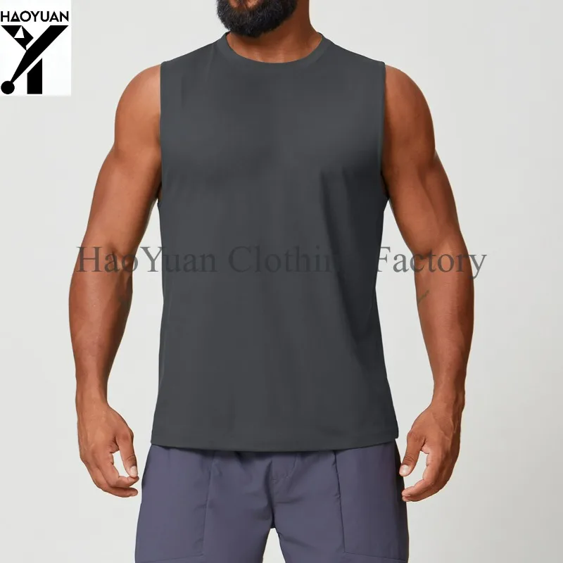 Men's Sleeveless Fitness Suit Breathable and Sweat Wicking Outdoor Cycling and Running Training Sports Yoga Men's Casual Vest