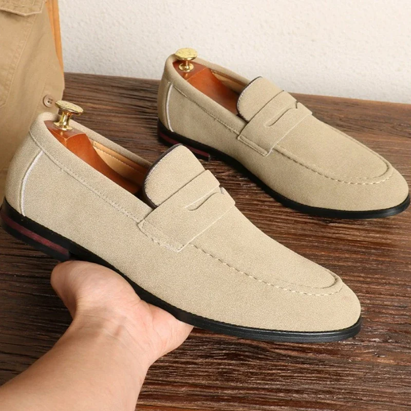 جديد حذاء رجالي كاجوال الراقية فستان الأعمال أحذية بريطانيا مصمم المتسكعون للرجل الفاخرة مأدبة الزفاف حذاء Zapatos Hombre #1