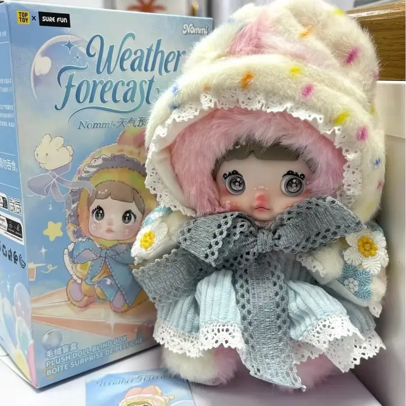 กล่องสุ่ม Nommi Weather Forecast Series ฟิกเกอร์อนิเมะน่ารัก ตุ๊กตาจิ๋ว ของตกแต่งกระเป๋า ของเล่นสุดฮิต สำหรับเป็นของขวัญปีใหม่