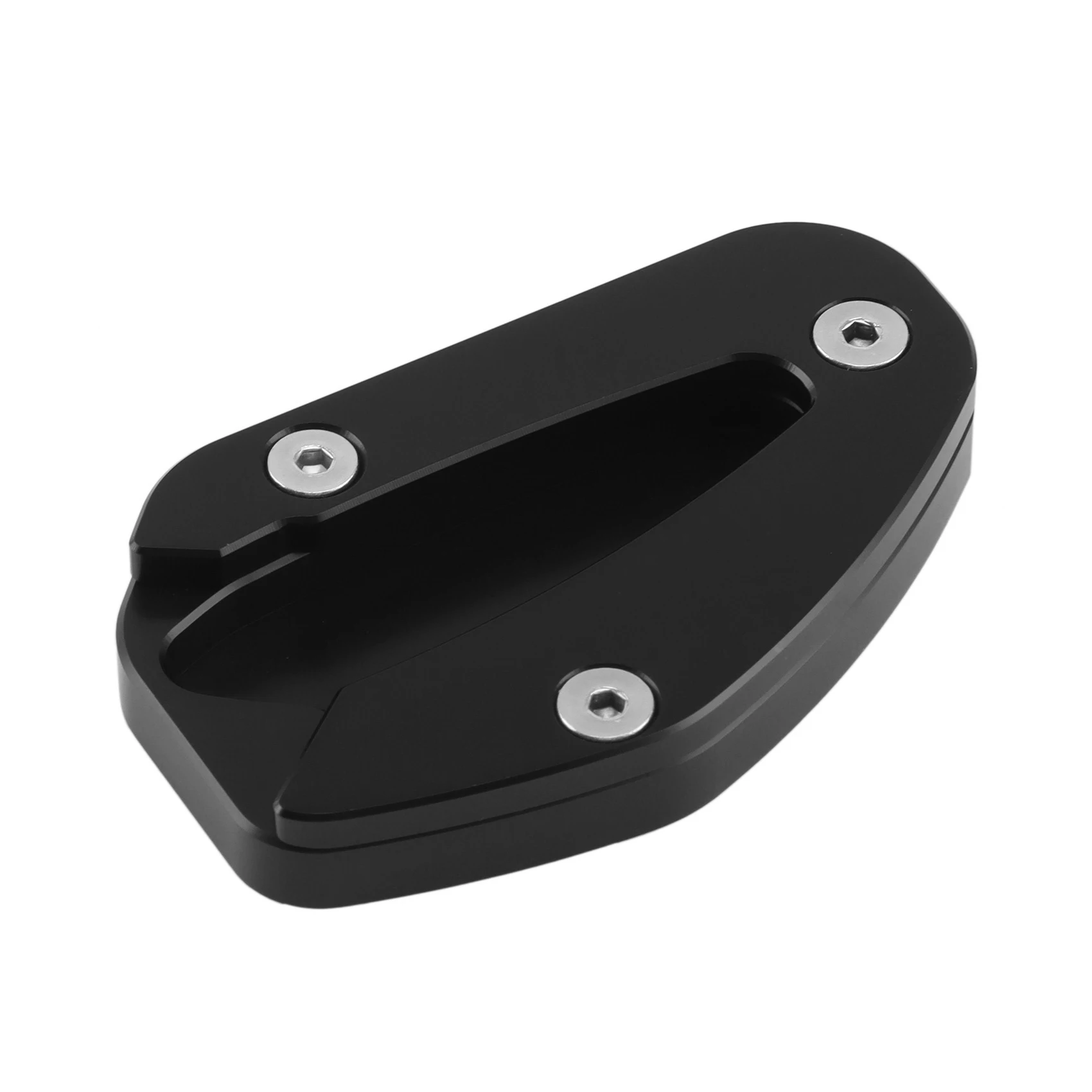 Motorcycle Kickstand Foot Side Stand Extension Pad Support Plate for HONDA CBR1000RR SP1 2017-2021(Black)