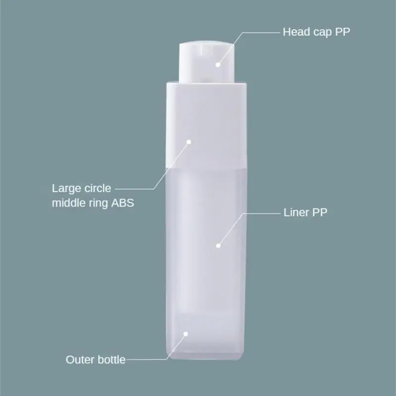 15/30/50ml Spray Refillable Bottle Empty Airless Pump Sprayer Rotating lifting Liquid Container Fine Mist Bottle Travel Supplies