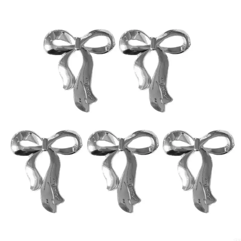  Collection of 10/5 Metal Butterfly Knots Accessory Metallic Knots Jewelry Pendant Accessory Fashionable Embellishments