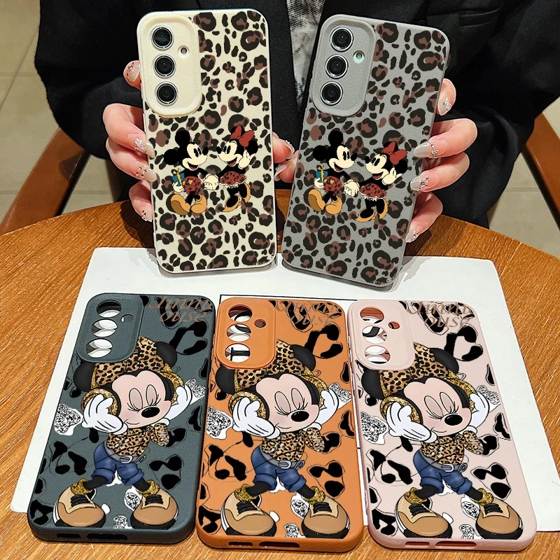 Casing Ponsel Retro Minnie Mouse untuk Xiaomi POCO X6 X7 X5 X4 X3 M7 M6 M4 F6 F5 F7 Pro Ultra NFC 13T 14T 15T Pro 15 Sampul Lembut