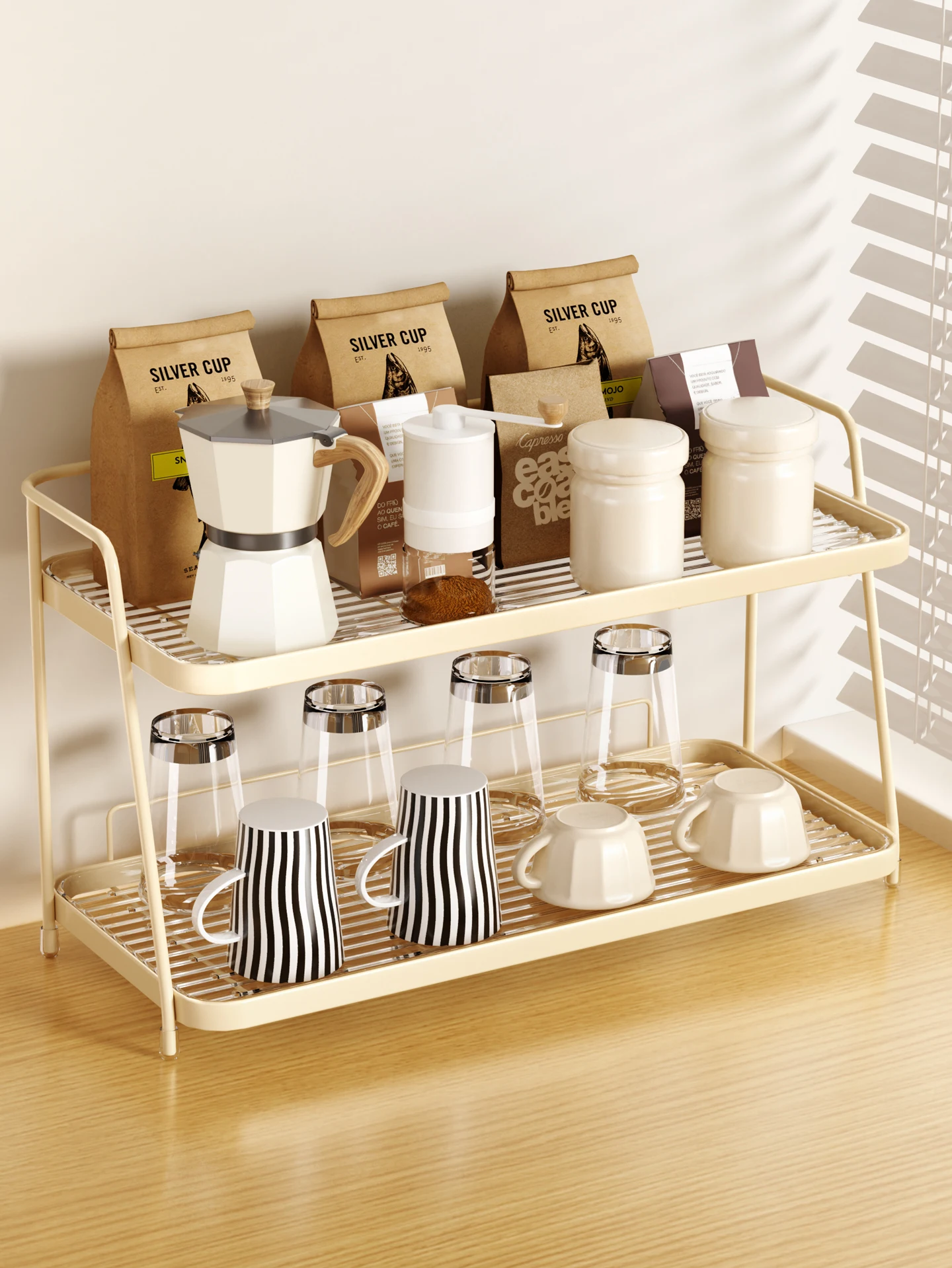 

Кофейная чашка для гостиной Ra, стеклянный органайзер для чашки с водой, металлический держатель для чашки эльфа, настольный держатель для чашки, подставка для слива чашки чая