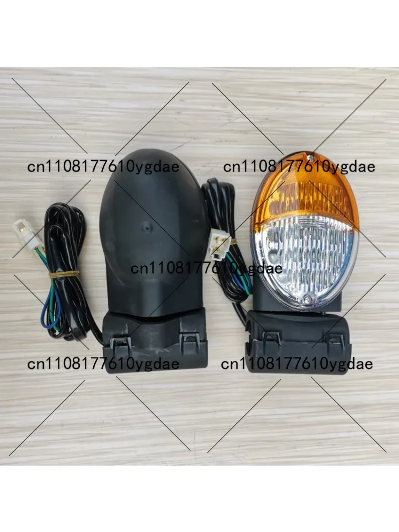For Dongfanghong tractor harvester cab armrest oval yellow white turn signal =highlight 8049041204 view 2