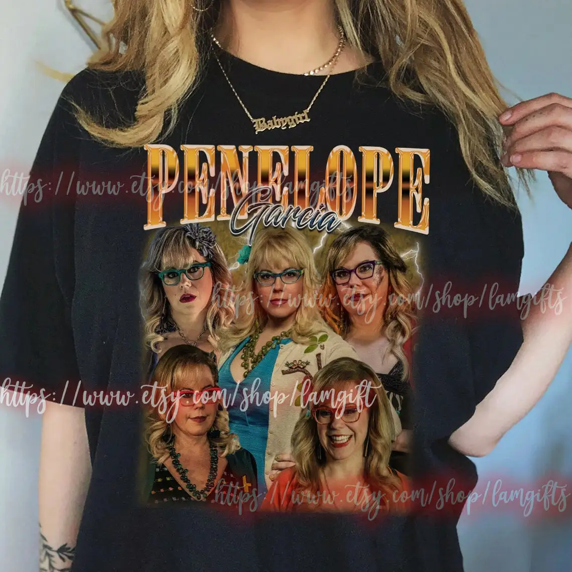 Penelope Garcia T-shirt Penelope Garcia Sweatshirts 90s Penelope Garcia Hoodies Penelope Garcia Gift Kirsten Vangsness 90s Vinta