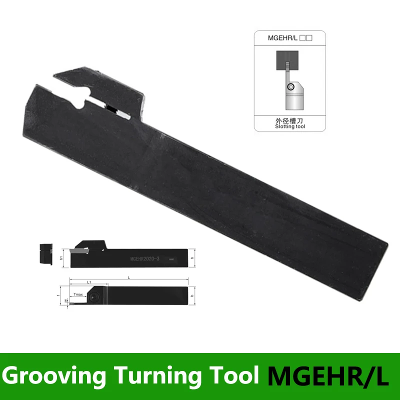 OYYU MGEHR MGEHL MGEHR1010 MGEHR1212 MGEHR1616 MGEHR2020 MGEHR2525 MGEHR3232 -1.5-2-3-4-5-6-8 External Grooving Tools Holder CNC