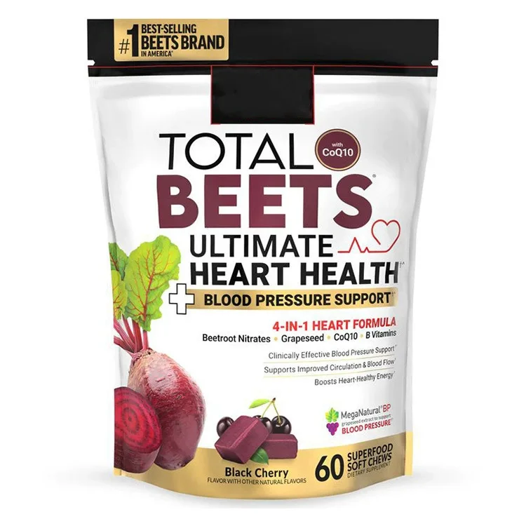 Beetroot gummies are rich in dietary fiber, improve exercise endurance, and promote intestinal peristalsis and microbial balance