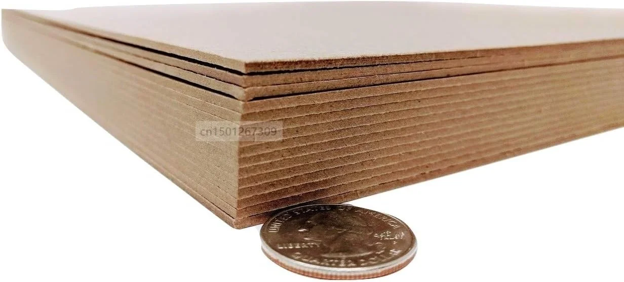 2mm Thickness Size A5 Kraft Chipboard Sheet Thick Paper Cardboard For Modeling Book Binding Diorama Creation