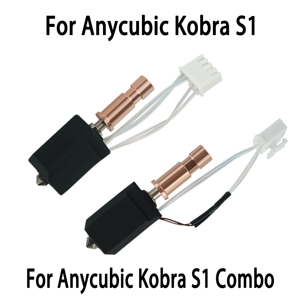 

Для Anycubic Kobra S1 Hotend керамическая насадка Kobra S1 Combo Head S1C 3d-принтер 24 В 48 Вт Быстрый нагрев 320 ℃ Аксессуары для 3D-принтеров