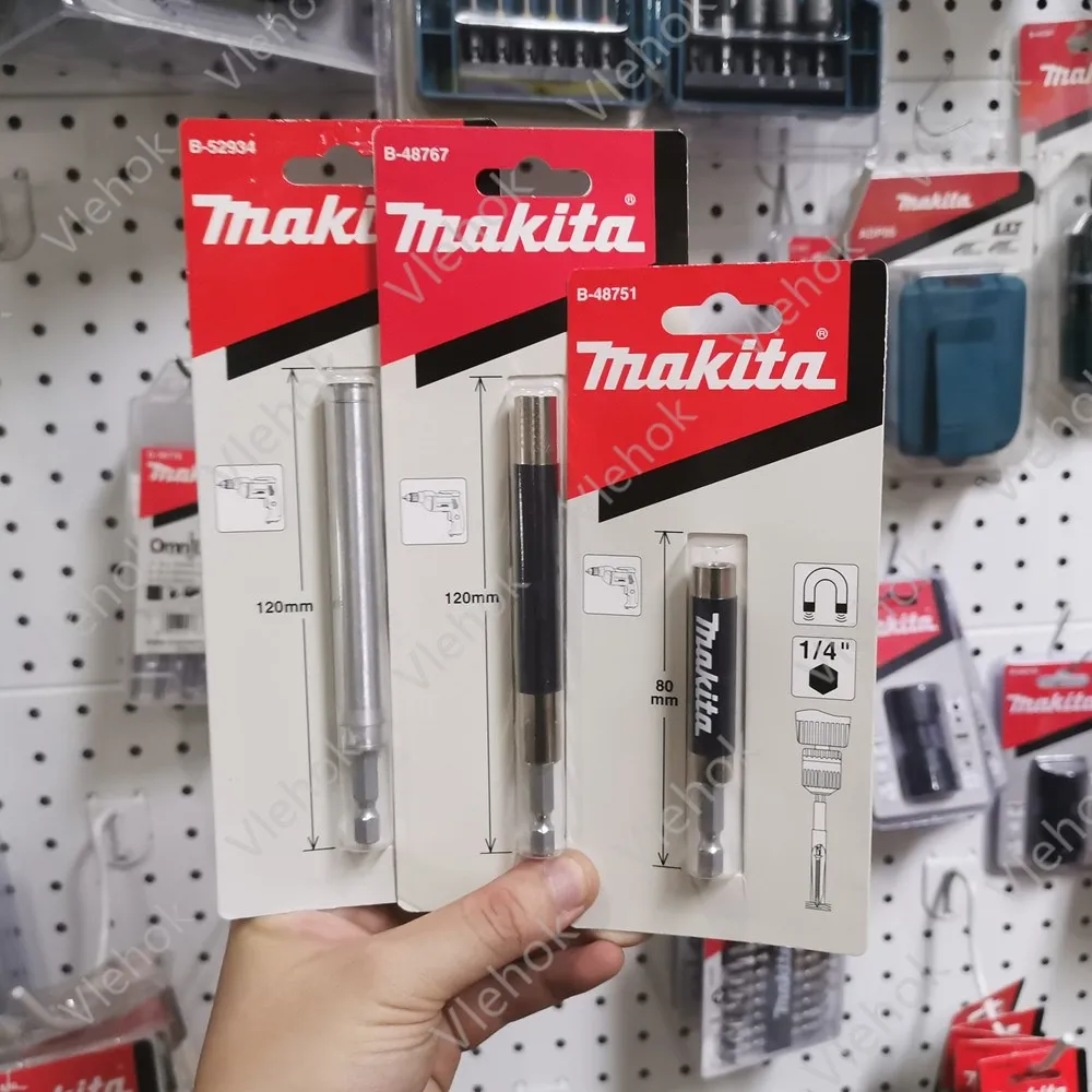 Makita Impact Spiral Drill Bit Drive Drill Head Extension Rod Support Driver Kit Electric Tool Bits Accessories Tool Parts