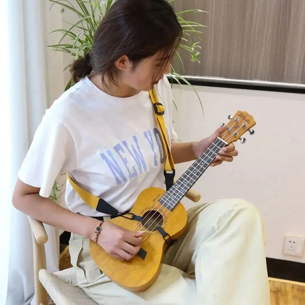 Portable Durable Guitar Strap Nylon Hang Neck Ukulele Strap No-drill Adjustable Guitar Shoulder Strap Guitar Accessories - view 4