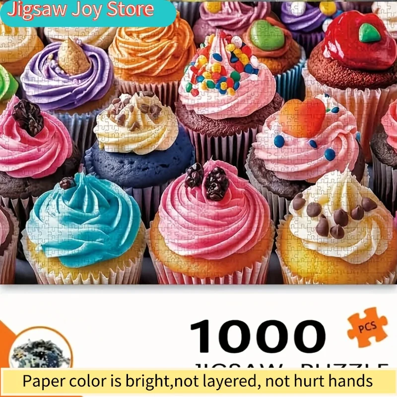 

Delicious Ice Cream with Vibrant Colors, a Creative Gift of a 1000pcs Paper Puzzle for, Perfect for Holiday Gifts And Toys. Th