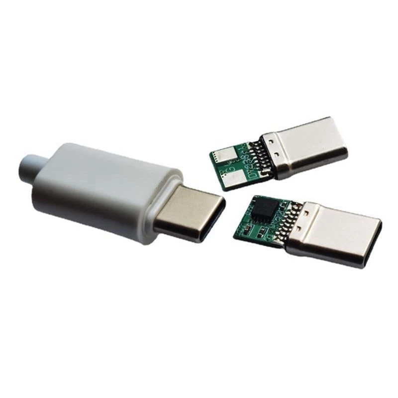 وحدة شحن سريع للوحة الطعم مع غلاف ، USB نوع-C ، موصل شحن QC4 ذكر ، 12 فولت ، PD 2 ، MC ، 10