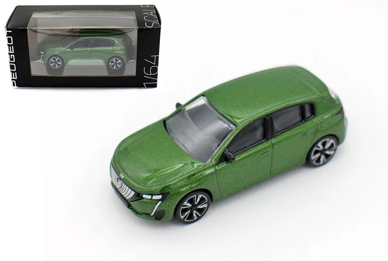 PEUGEOT 308-Coche de aleación fundido a presión para niños, vehículo de juguete de alta simación, regalos de Navidad, 1:64