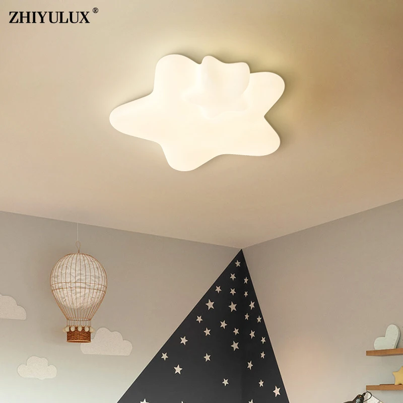 Dimming Ceative White Home New Modern LED Ceiling Lights Living Dining Room Bedroom Chandelier Flats Hall Lamps Indoor Lighting