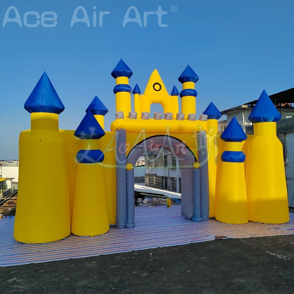 Inflatable Arch Air Blow Up Children Castle Arch Inflatable Castle Gate Inflatable Castle Archway