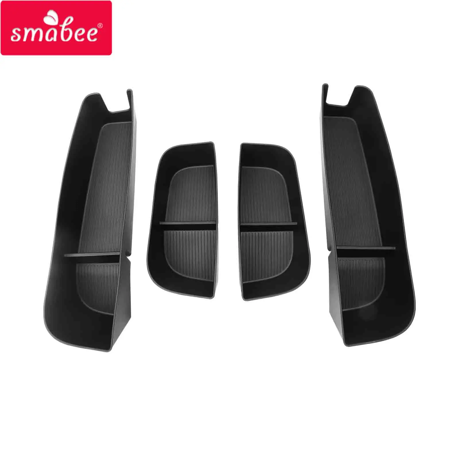 Smabee für Xpeng G6 2023-2026 / G7 2025 2026 Tür-Seitenstauraum-Box TPE Vorderer und Hinterer Türgriff-Organizer Aufbewahrung Auto-Zubehör