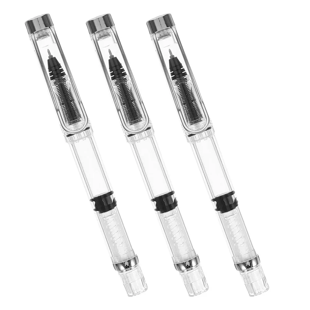 

3Pcs Fine Point Refillable Gel Pens Smooth Writing Comfortable Grip No Ink Included Office School Home Gel Writing Pen