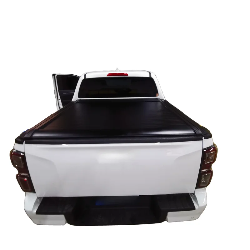 High Quality Wholale Waterproof Hard Aluminum Retractle Pickup Truck Tonneau Bed Cover Manual Roller Lid D-Oors -