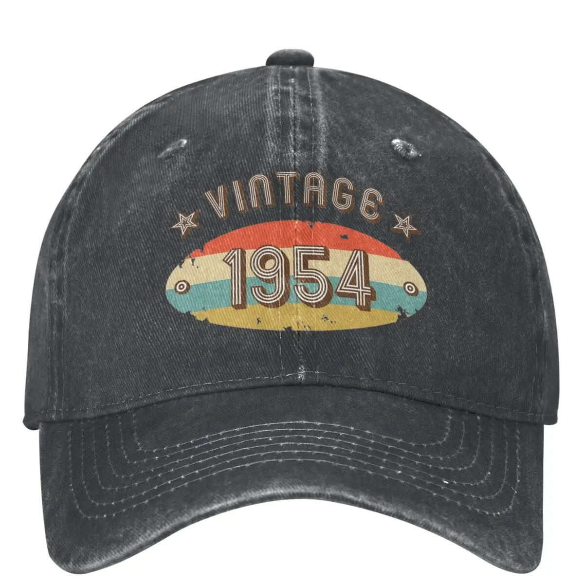 

1954 70th Birthday Baseball Cap Merchandise Vintage Distressed Denim Washed 70 Years Old People Snapback Dad Hat Hats Cap