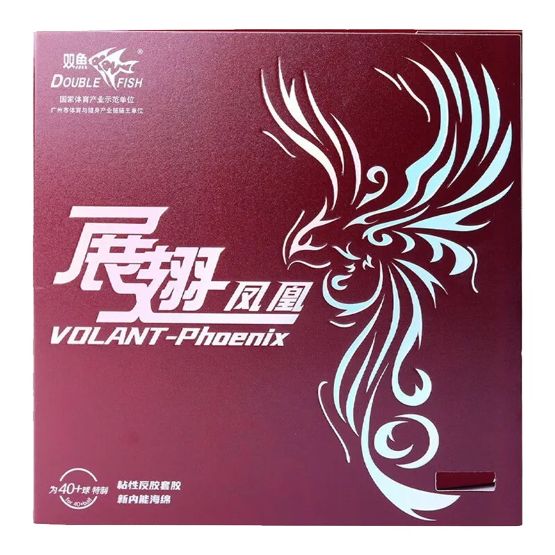 DOUBLE FISH Volant Phoenix Table Tennis Rubber Sticky Chinese Internal Energy Ping Pong Rubber Sheet