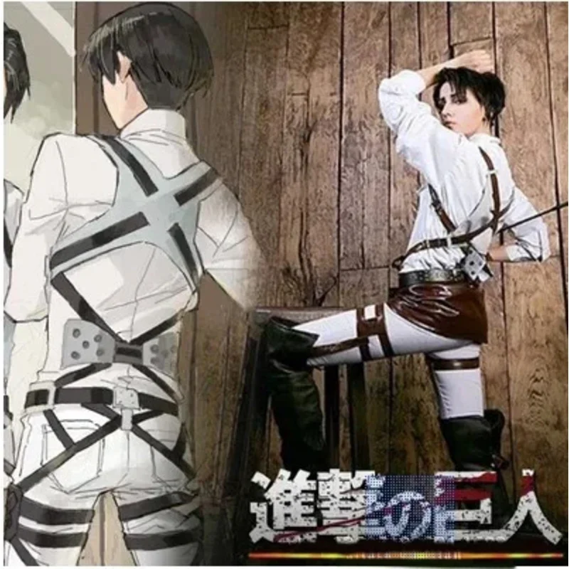 dy2025進撃の巨人-コスプレ-ミカサ・アッカーマン-エレン・イェーガー-リヴァイ・アッカーマン-スカウト連隊-ベルト