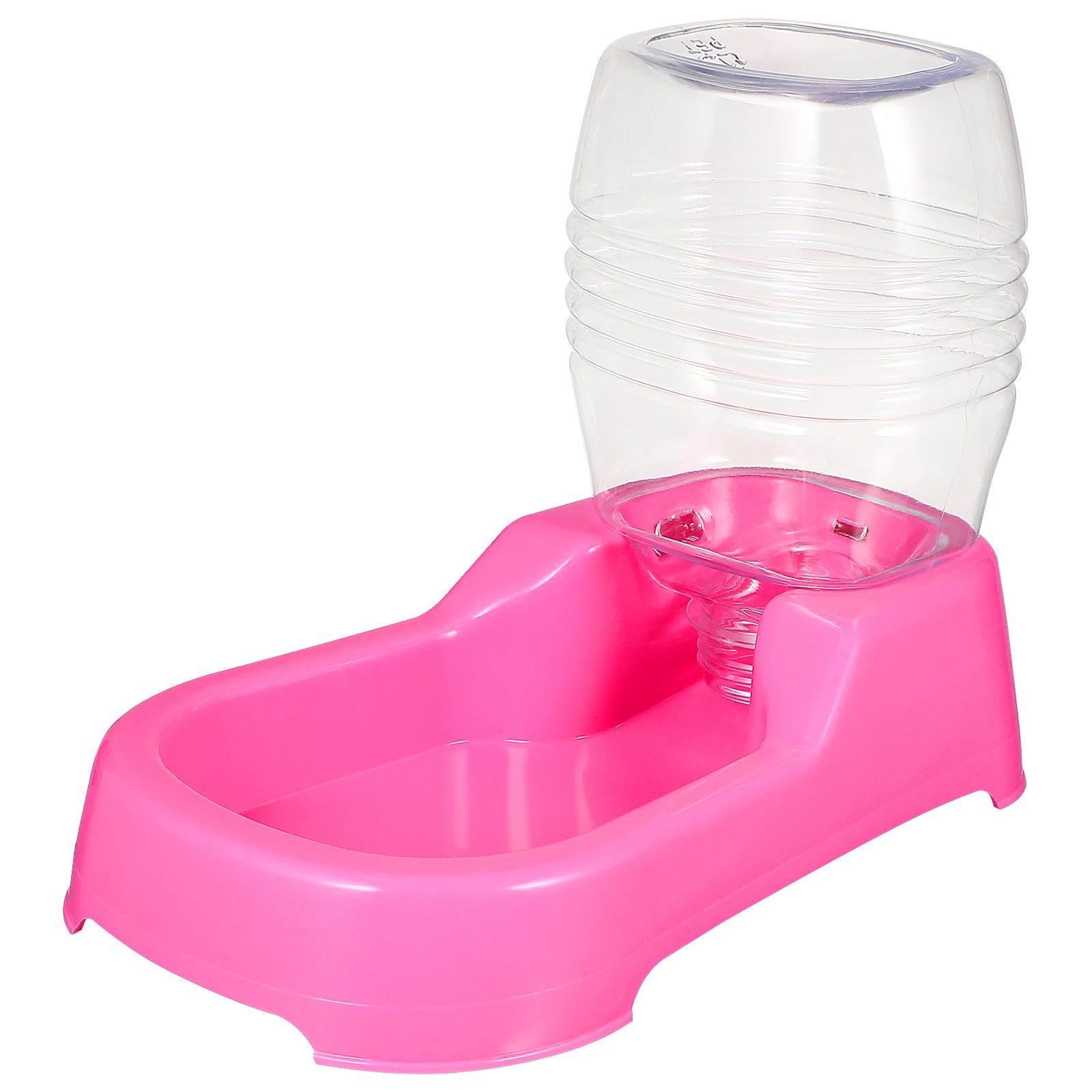

Creative 500Ml Pet Water Feeder Bowl Unique Design Dog Puppy Drinking Tool Auto Water Supply For Home Pet Shop Pink