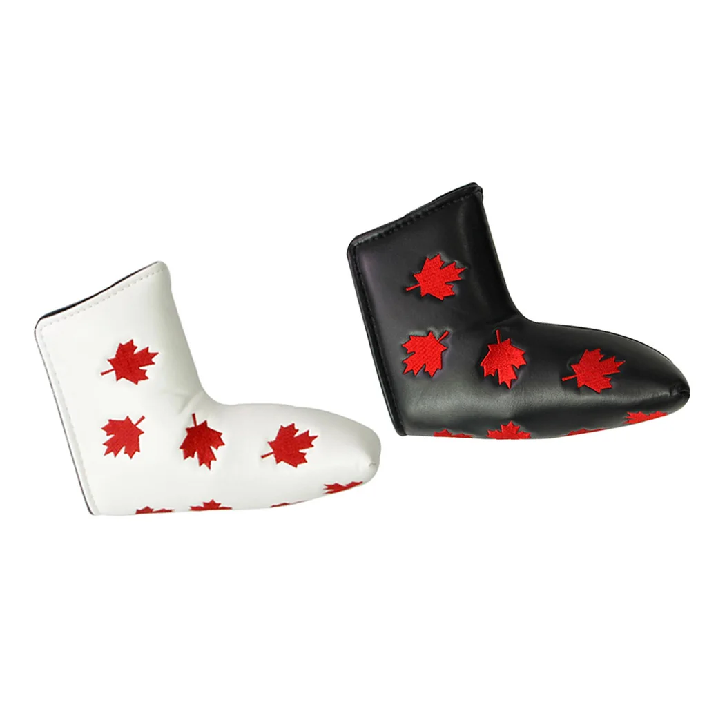 Couvre-tête de Putter en cuir PU, Protection de Golf, bottes à manches, accessoire de couverture de Club de Golf, équipement de golfeur, cadeau pour les golfeurs