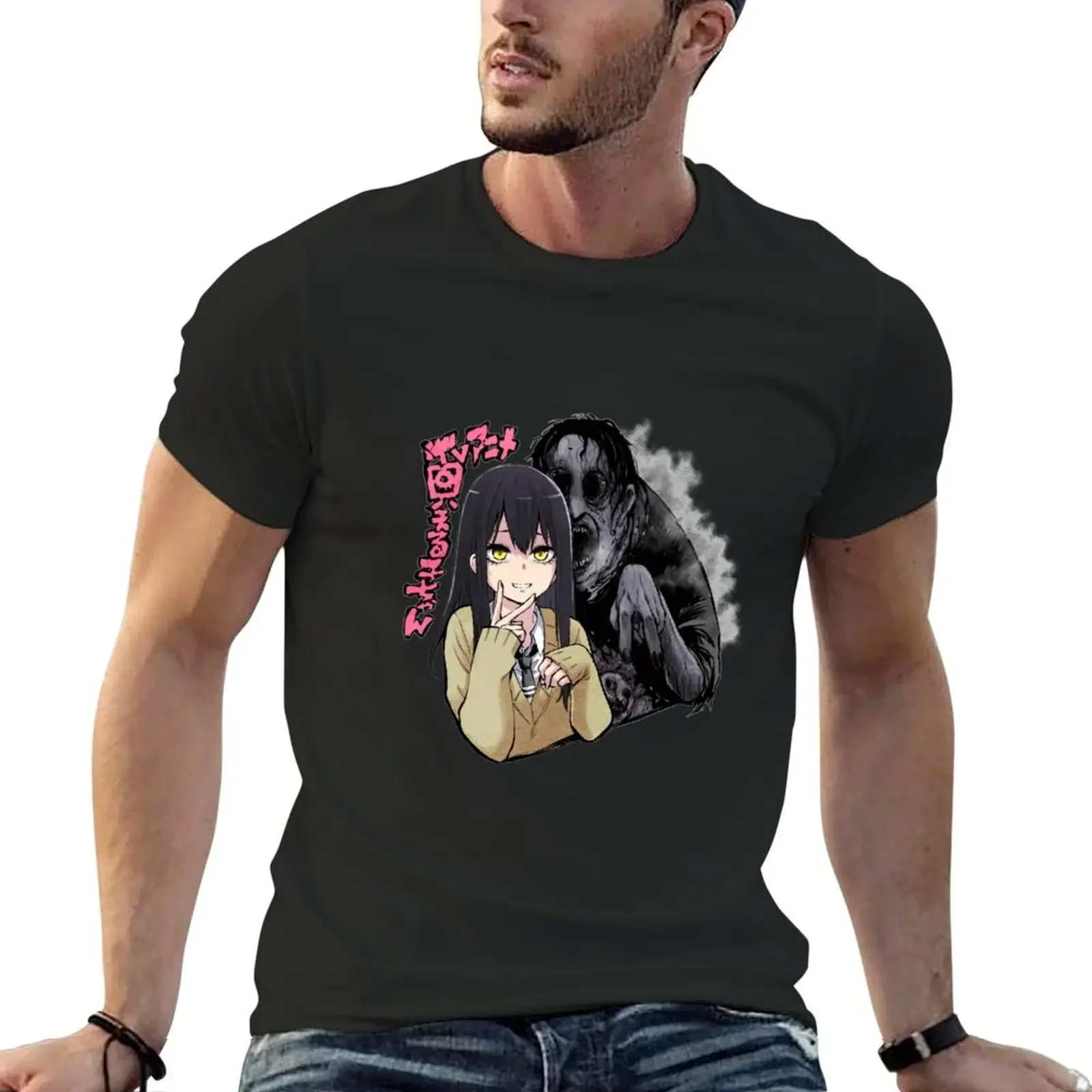 

Miko Yotsuya - Mieruko-chan T-Shirt oversized tees funny t shirts men