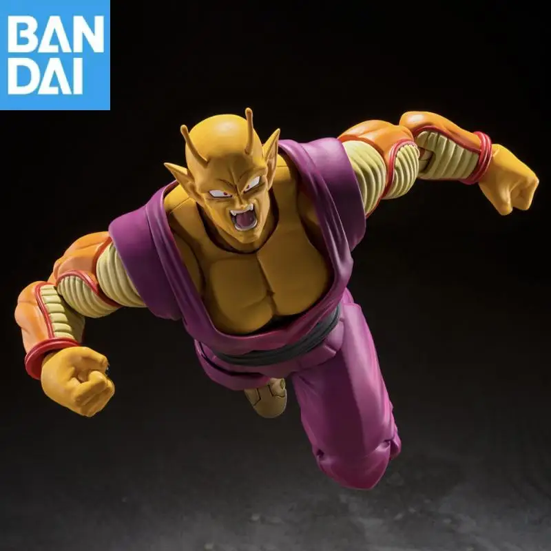 Genuino Bandai S.h.figuarts Dragon Ball naranja Piccoco Pvc figura de acción modelo Original coleccionista estatuilla juguetes adorno de escritorio