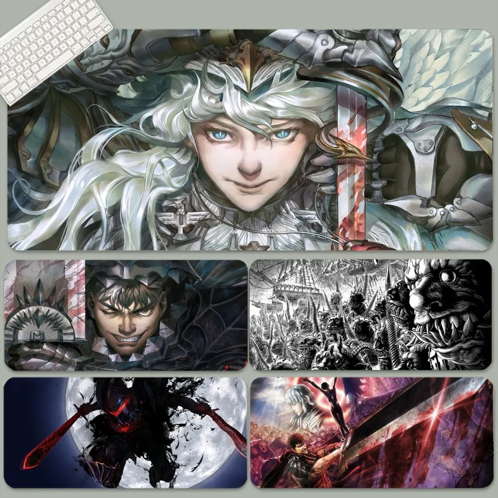 Anime Berserk Animation Office Student Gaming Thickened Large Writing Pad Non-slip Cushion Mouse Pad For Teen Girls Bedroom