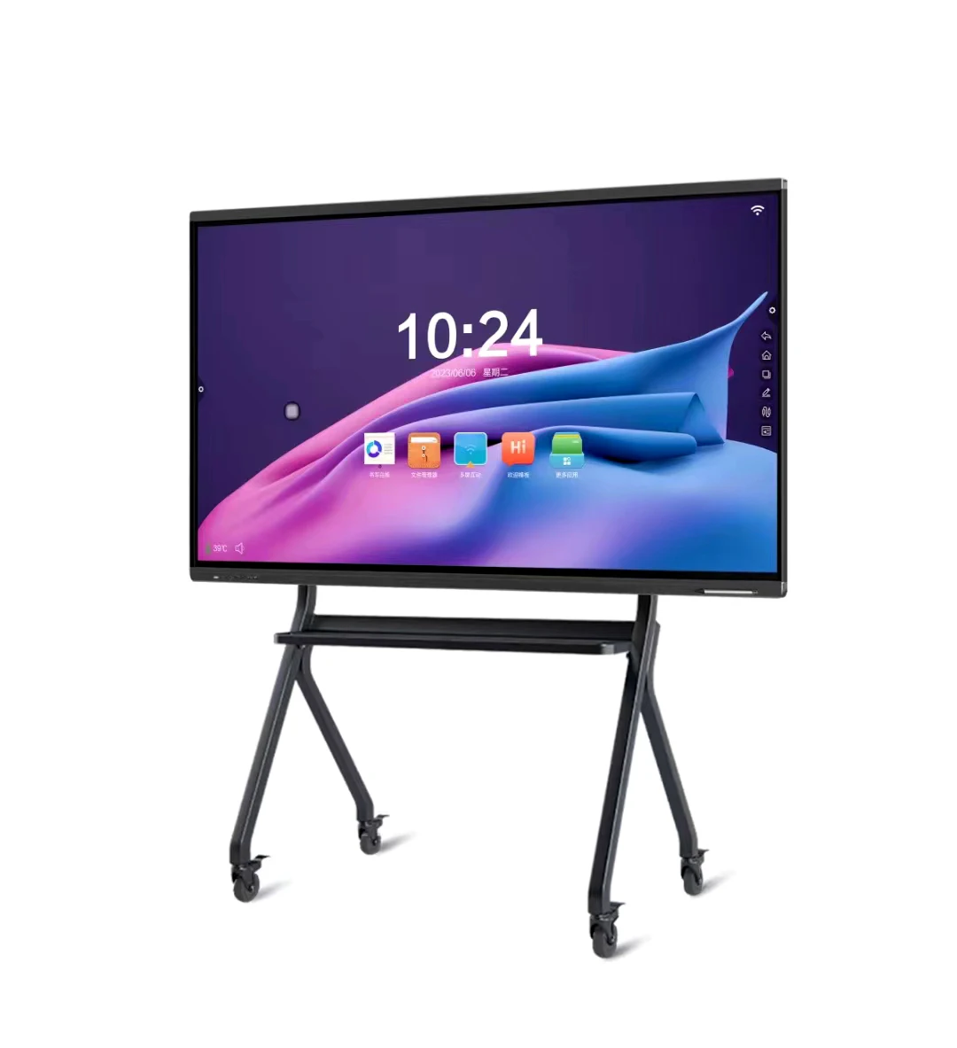50-100 Inches Detachable LCD LED Television Stand Floor Mounted Rotating TV Stand Free Stand TV Mount