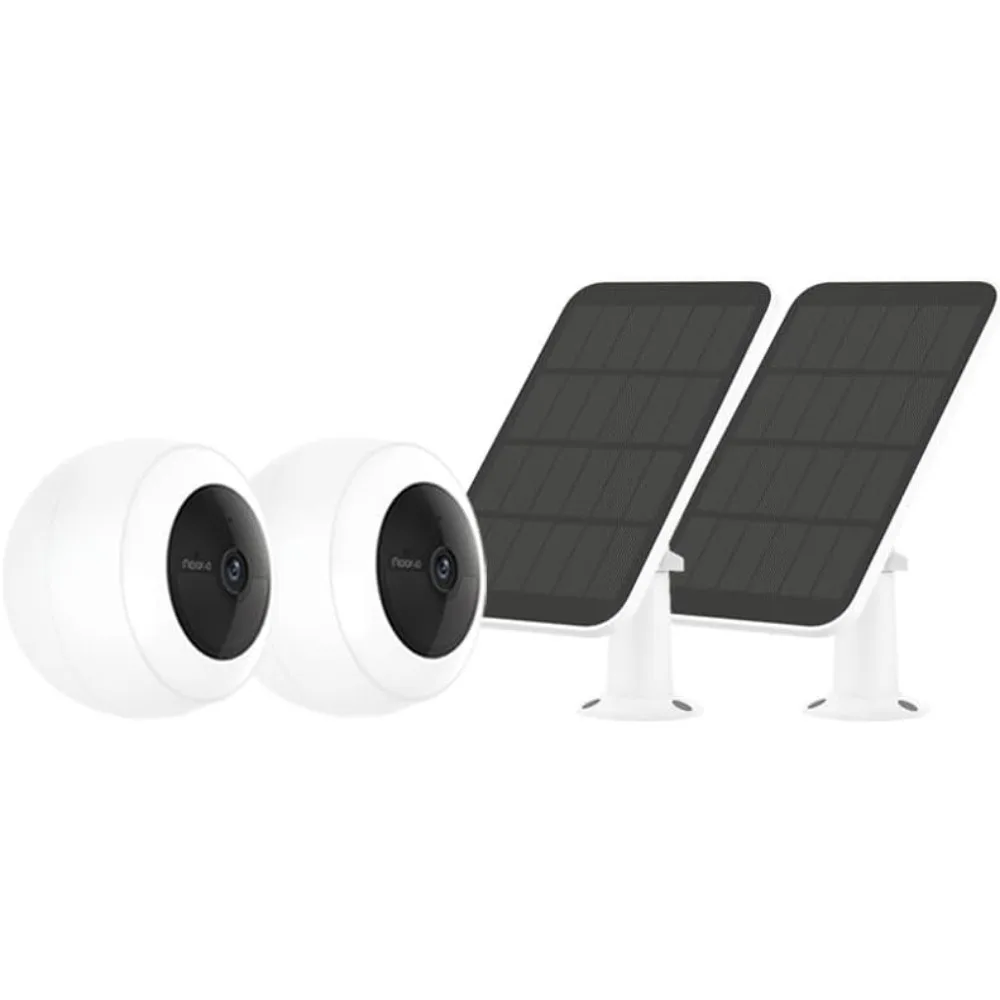 Quad pack telecamera di sicurezza wireless b310 con risoluzione 2K e pacchetto pannello solare A201