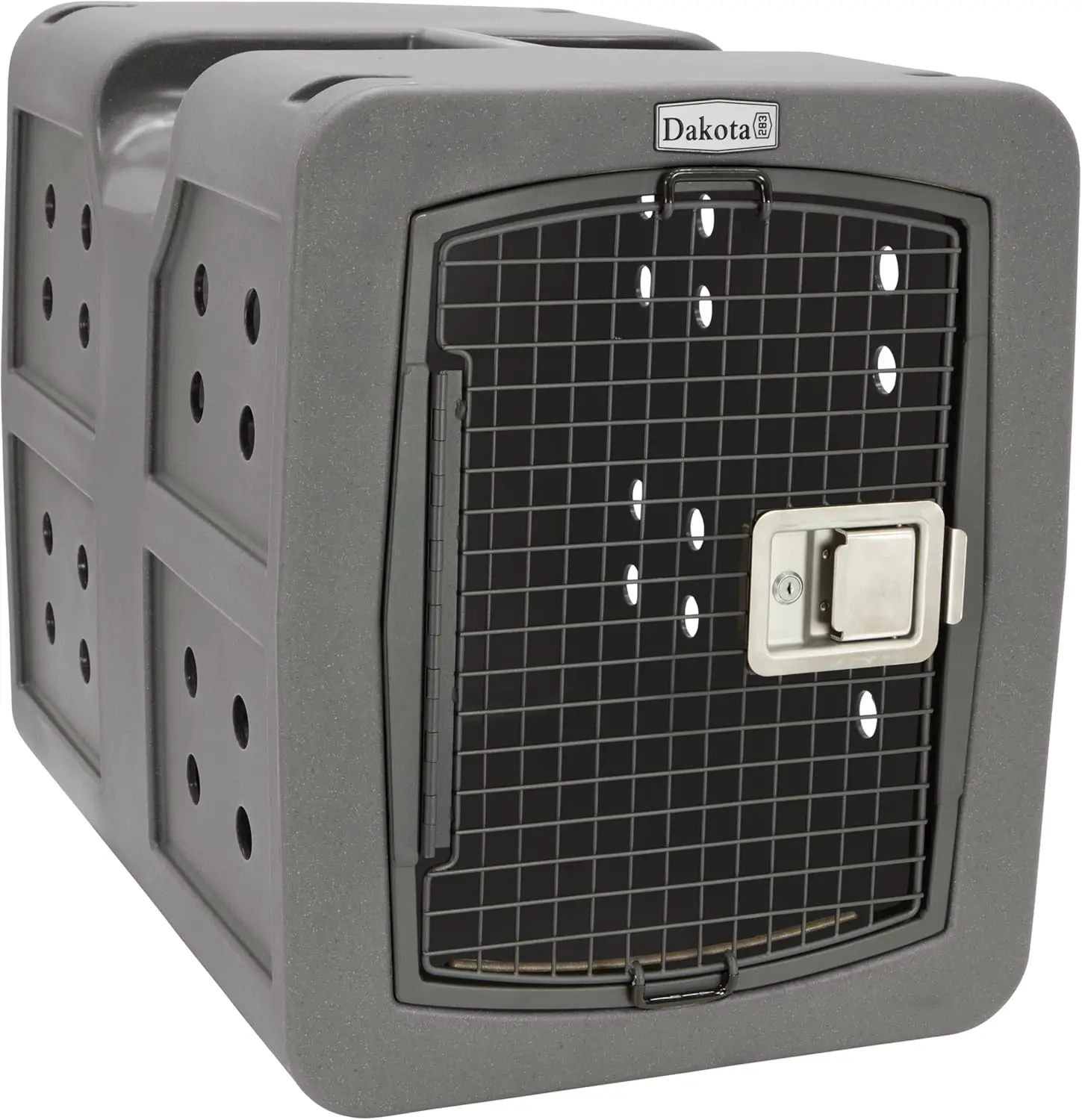 

Средняя клетка для животных с дверцей на раме в цвете темный гранит