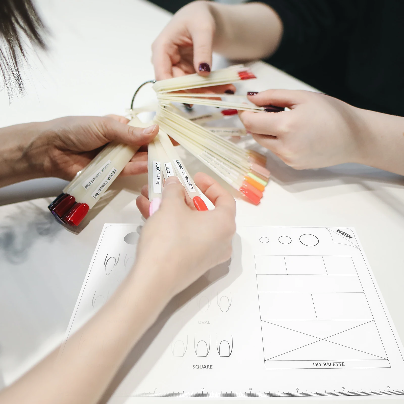 

Art Beginner Tool Acrylic Application Mat Drill Acrylics Fill Guide Silica Gel Flexible Practice