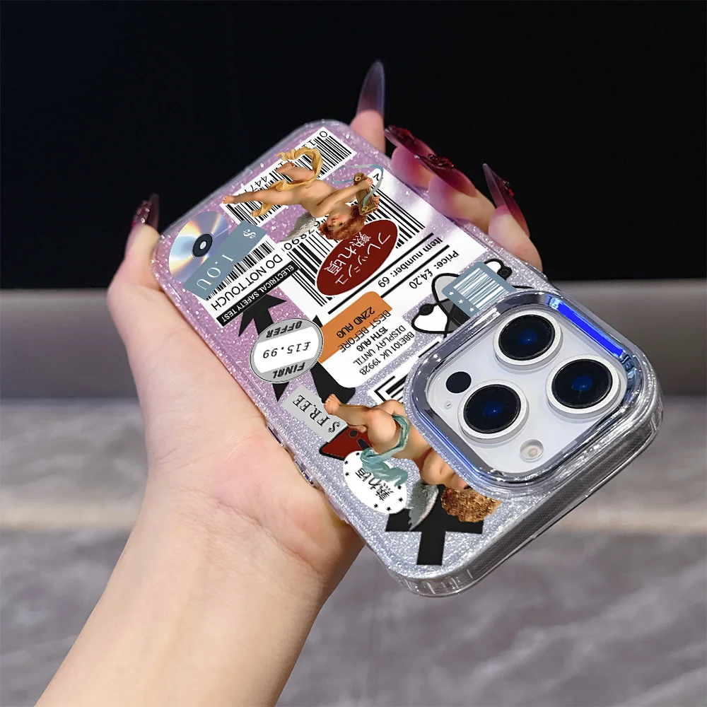 큐피드 레코드 라벨 도금 투명 폰 케이스 (비보 Y39 Y29 Y04 Y38 Y28 Y19S Y03 Y78 Y36 Y17S Y100 Y75 Y22S Y02 4G 5G 용)