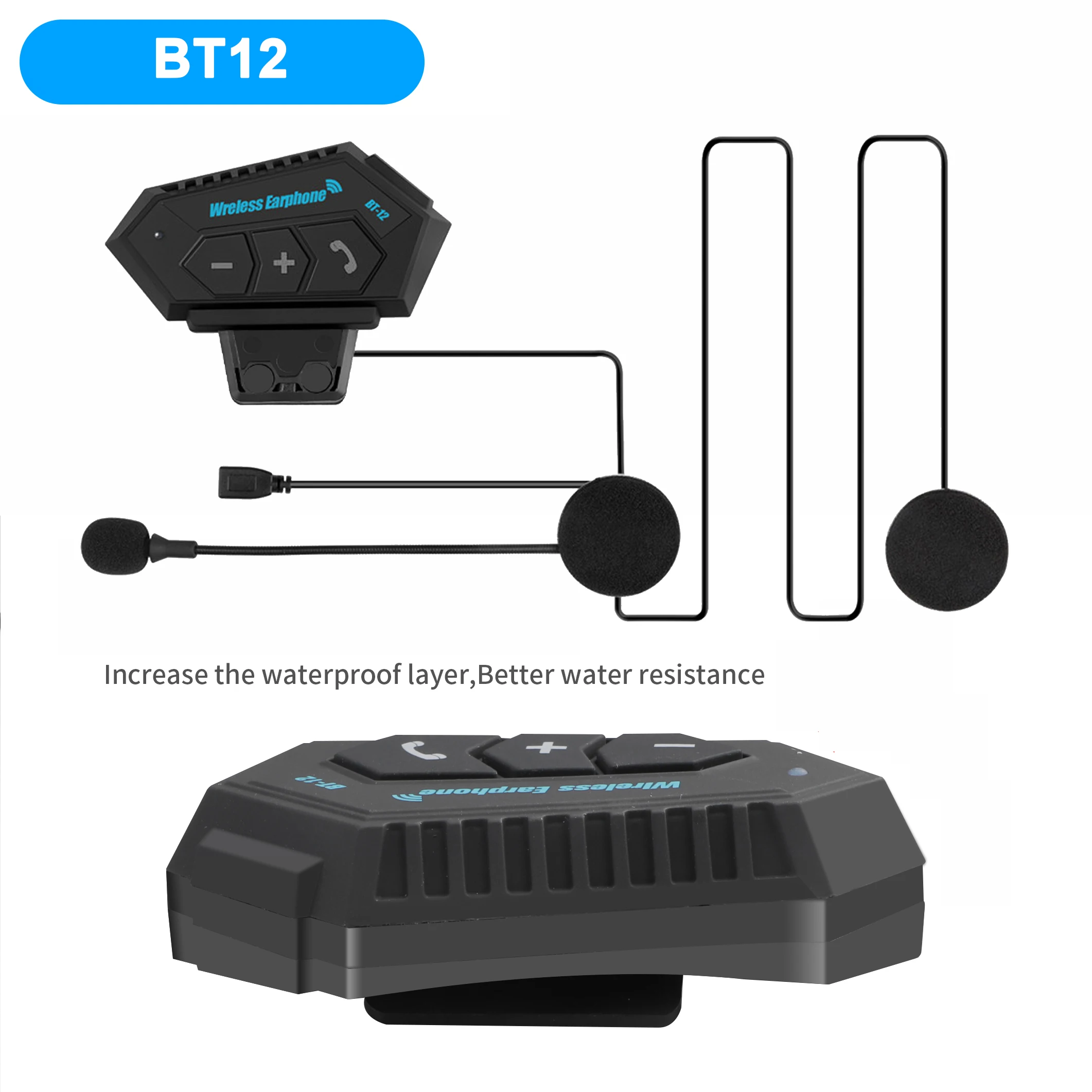 

BT12 мотоциклетный шлем, гарнитура, Bluetooth, беспроводные наушники, моторная гарнитура, велосипедные наушники, стерео комплект громкой связи, дропшиппинг