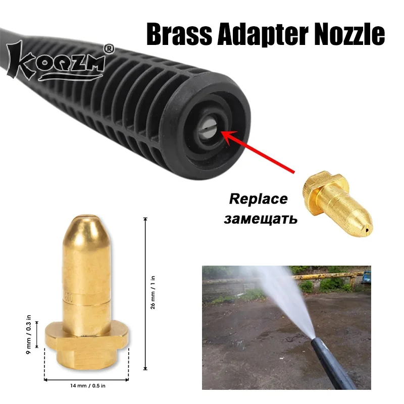Brass Nozzle Tip Core Replacement For Karcher K1K2 K3 K4 K5 K6 K7 Spray Rod Wand Washer Gun Replace Accessories