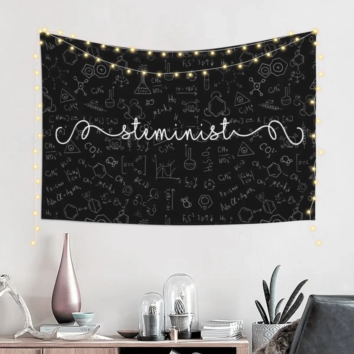 stem women steminist Tapestry Room Decor For Girls Decorations For Room Room Decoration Korean Style Decoration Tapestry