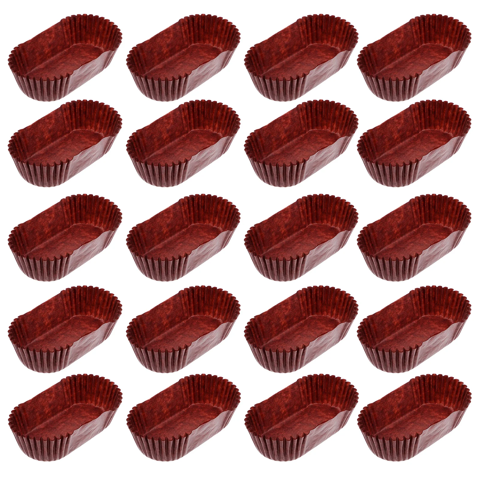 Cup Cake 8 X 4 Loaf Pan Bowl Brown Paper Cups Oval Boat Shape Bread Tray Grease Proof Cupcake Liners Baking Candy Child