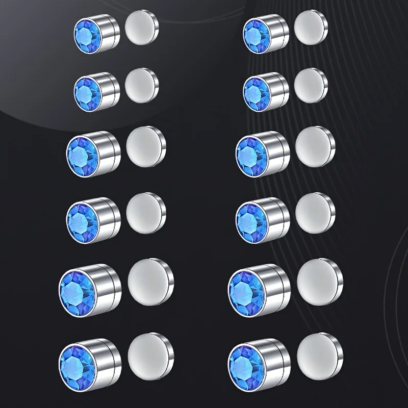 12pcs Dopamine-colored Ear And Nose Clip Set