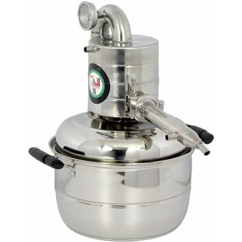 304 Stainless Steel 10L Water Alcohol Distiller Small Household Brew Kit Still Wine Brewing Machine Distillation Equipment