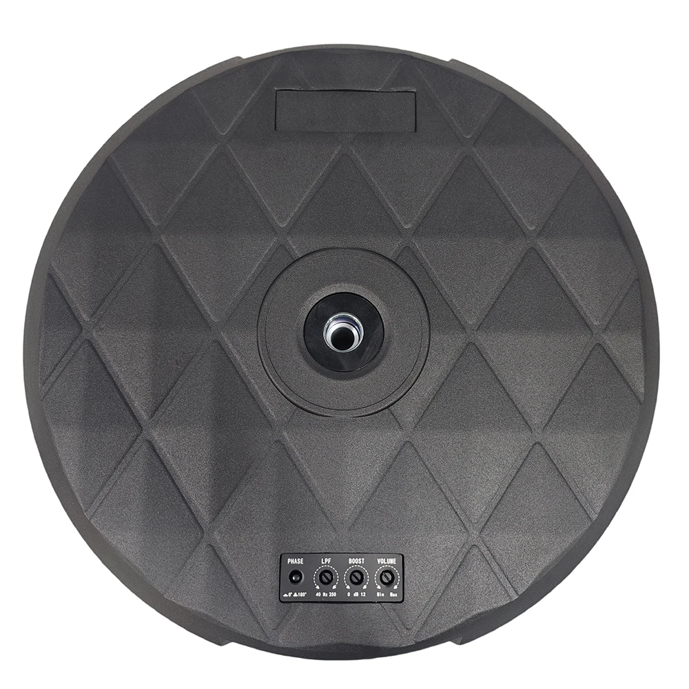 Podofo 12-Zoll Slim Powered Subwoofer-Gehäuse und Audiokabel Auto-Subwoofer passt in das Reserverad für den Austausch des Auto-Ersatzrads. – Detail 12