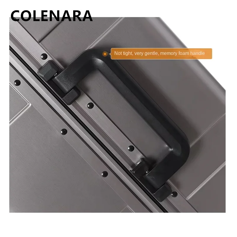 COLENARA Suitcase New Full Aluminum Magnesium Alloy 20''24''28