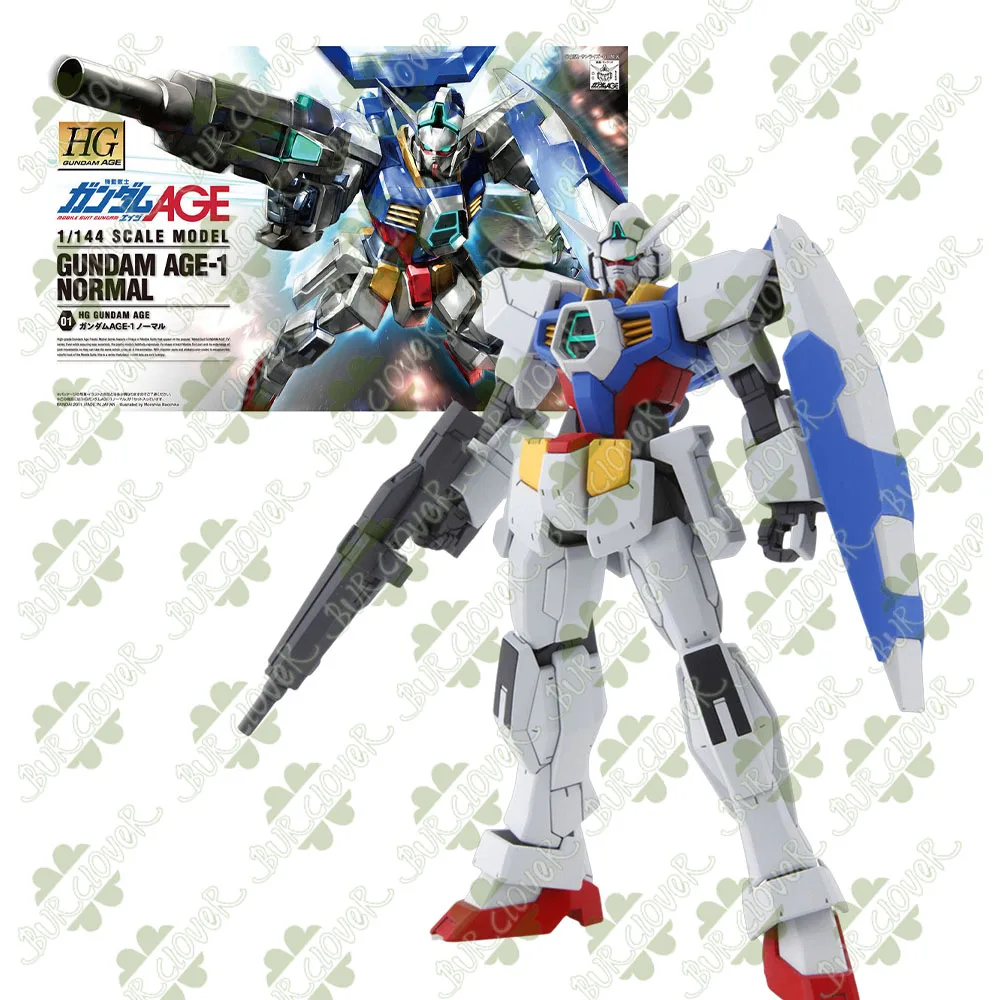 Bandai Originale GUNDAM HG AGE Standard Edition Serie GUNDAM AGE-1 GAFRAN GENOACE TITUC Giunti Giocattoli Da Collezione di Alta Qualità
