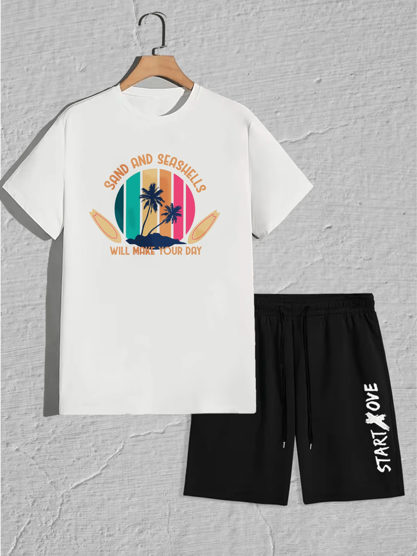 

Мужской комплект, летняя мужская одежда 2025 года, мужской комплект с принтом, комплект свитшотов, новые мужские комплекты с графикой, дышащая капельная одежда для футбола