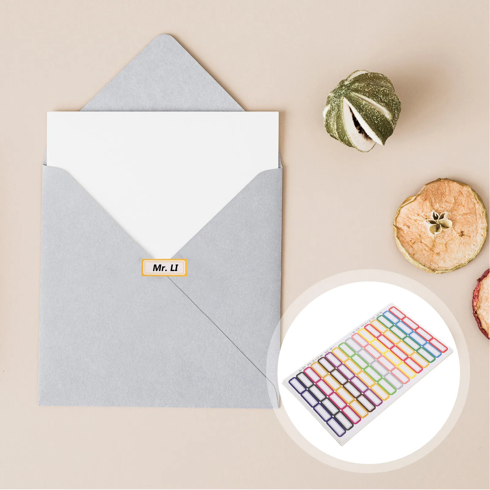 

20 Sheets Removable Name Stickers for Bottles Jars Folders Binders Lab Test Tubes Papers Easy Apply Labels for Daycare School