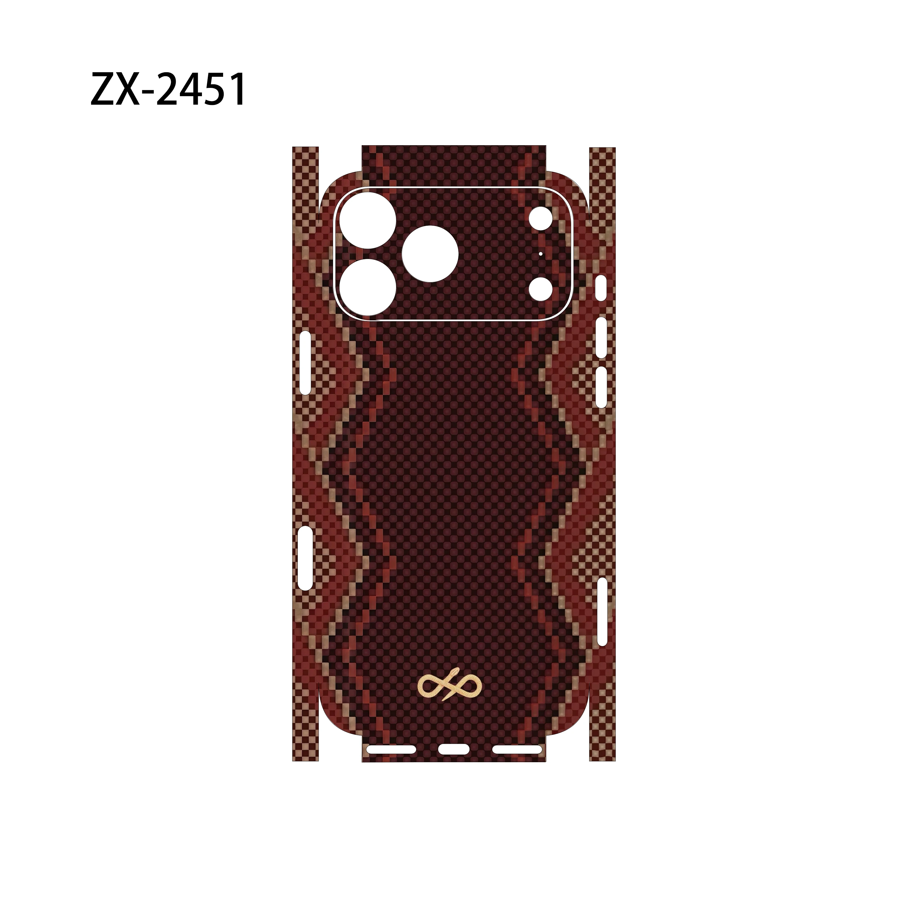 iPhone 17-13 Pro Max Back Film 3D Matte Skin